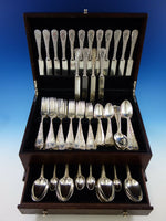 Antique Chased by Gorham Sterling Silver Flatware Set for 16 Service 112 pcs