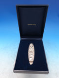Tiffany and Co Silverplate Mezuzah w/Harvest Designs in Fitted Box  (#7395)