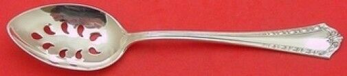 Florentine by International Sterling Silver Serving Spoon Pierced 7 7/8" Orig