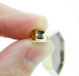 Kaufmann 14k Gold Genuine Natural Opal Intarsia Inlay Pendant (#J5084)