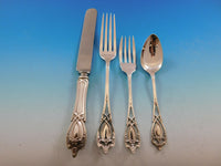 Monticello by Lunt Sterling Silver Flatware Set For 12 Service 100 Pieces