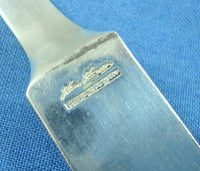 Arvesolv #10 by Hans Hansen Danish Sterling Silver Fish Knife Flat AS 8 5/8"