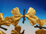 Butterfly Ginkgo by Michael Aram Goldtone Oxidized Trivet - New