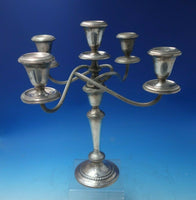 English Gadroon by Gorham Sterling Silver Candelabra 5-Light #639 c.1940 (#5575)