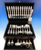 Lily by Whiting Sterling Silver Flatware Set 12 Service 90 pcs Antique Vintage