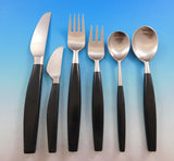 Lion Black by Hackman Stainless Steel Flatware Service for 10 Set 60 pcs Finland