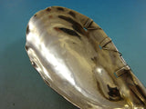 Gorham Sterling Silver Salad Serving Spoon w/Bamboo Handle #330 10 1/2" Antique