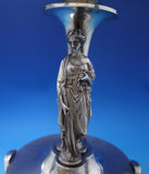 Bust by Gorham Sterling Silver Centerpiece 3-D Maidens Four Busts c.1865 (#7205)