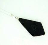 Kaufmann Sterling Silver Genuine Natural Fire Agate Intarsia Pendant Opal #J5087