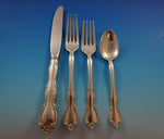Rose Tiara by Gorham Sterling Silver Flatware Set For 12 Service 55 Pieces