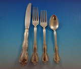 Rose Tiara by Gorham Sterling Silver Flatware Set For 12 Service 55 Pieces