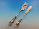 Lucerne by Wallace Sterling Silver Flatware Set Service 47 Pieces R Monogram
