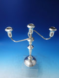 French Antique by Reed & Barton Sterling Silver Candelabra 5-light c1940 (#6209)