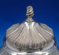 George II by Tuttle Sterling Silver Coffee Urn w/Lion Handles Paws #435 (#4882)