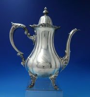 Rose Point by Wallace Silverplate Tea Set 5pc (#6285)