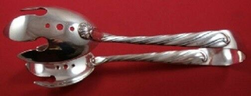 Torchon By Buccellati Sterling Silver Ice Tong Pierced 3-tine 5 7/8"