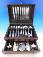 Bernadotte by Georg Jensen Sterling Silver Flatware Set Service 70 pcs Dinner