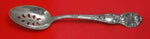 Wild Rose by Watson Sterling Silver Serving Spoon Pcd 9-Hole Custom 8 1/4"