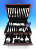 Golden Wheat by Miyata Sterling Silver Flatware Set For 12 Service 79 Pieces