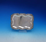 Water Lily by Camusso Peruvian Sterling Silver Business Card Tray (#4694)