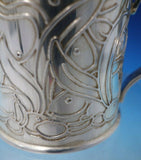 Asprey English Sterling Silver Child's Set 2pc Plate Cup with Bunnies (#5192)