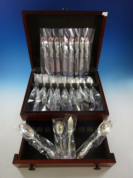 Decor by Gorham Sterling Silver Flatware Set For 8 Service 36 Pcs New Unused