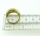 10k Yellow Gold Ring with Mother of Pearl and Onyx Inlay with Diamond (#J4588)