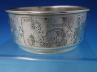 William Kerr Sterling Silver Child's Bowl Nursery Rhyme Characters #1399 (#5174)