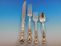 Meadow Rose by Wallace Sterling Silver Flatware Service for 18 Set 95 pcs Dinner