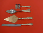 Bridal Bouquet by Alvin Sterling Silver Dessert Serving Set 4pc Custom Made