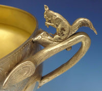 Whiting Sterling Silver Master Nut Bowl On Pedestal w/3-D Squirrels (#0744)