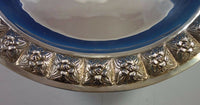 Desert Rose by Sanborns Mexican Sterling Silver Serving Platter Round (#1713)