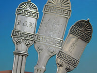 Grecian by Wendt Sterling Silver Flatware Set Service 50 Pieces Rare Early