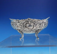 German .800 Silver Salt Dip with Birds and Foliage 2" x 3 1/2" 1.4 ozt. (#4047)