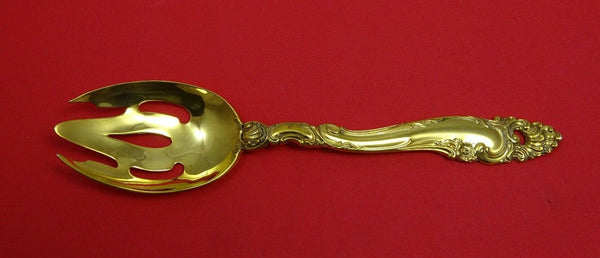 Decor Vermeil by Gorham Sterling Silver Serving Spoon Original Pierced 8 1/2"