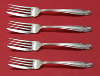 Stradivari by Wallace Sterling Silver Fish Fork Set 4pc AS Custom 7 1/8"