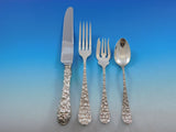 Baltimore Rose by Schofield Repousse Sterling Silver Flatware Set 144 pc Dinner