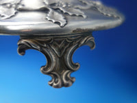John Parkes English Sterling Silver Cruet Stand Birmingham 1836 Holly (#6494)