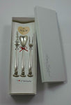 Romance of the Sea by Wallace Sterling Silver "I Love You" Serving Set Custom