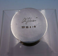 Olle Johanson Sterling Silver Smoking Set 2pc Cigarette Holder Ash Tray (#4880)