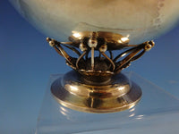 Georg Jensen Sterling Silver Midcentury Modern Sugar Basket 3D Detailing #235B
