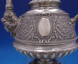 Repousse by Sauerwein German .800 Silver Coffee Pot 11 3/4" x 9" x 6" #6998