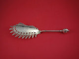 Ball End by George Sharp Sterling Silver Macaroni Server Brite-Cut with Bug 11"