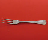 Danish .833 Silver Dessert Fork 3-Tine Rattail Circa 1844 7"