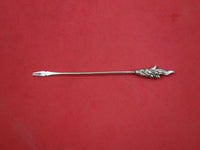 Russian Sterling Silver Cocktail Pick w/ dragon finial .875 mark 4 1/4"