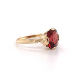 2.11ct Genuine Natural Garnet 10k Yellow Gold Ring Jewelry (#J5777)