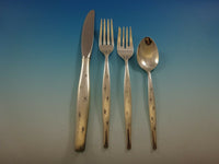 Stardust Gorham Sterling Silver Flatware Set Service Midcentury Modern Space Age