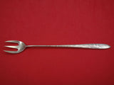 Lap Over Edge Acid Etch by Tiffany Sterling Silver Oyster/ Cocktail Fork w/ Frog