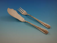 Corsage by Stieff Sterling Silver Flatware Set Service 30 pieces Repousse Floral