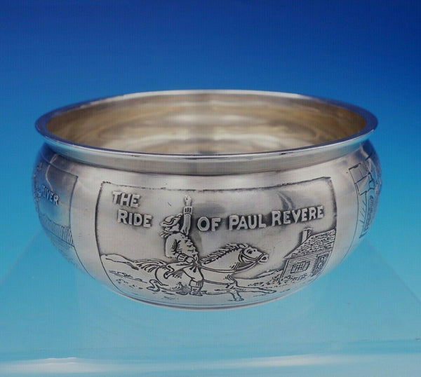 McChesney Co Sterling Silver Child's Bowl with Boston Scenes #W13-T37 (#3451)